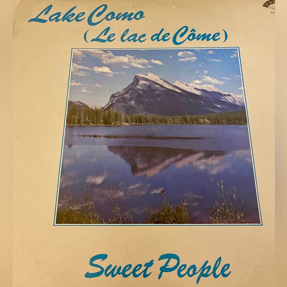 Lake Como (Le lac de Côme) Sweet People Vinyl Record Vintage Record Orchestra